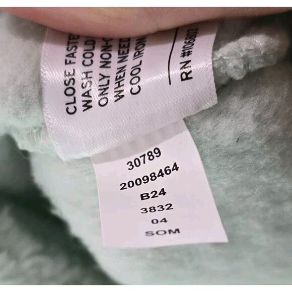 Duluth Sweater Womens Small Blue Softmore Fleece Crew Neck Pullover Pocket - Picture 10 of 12